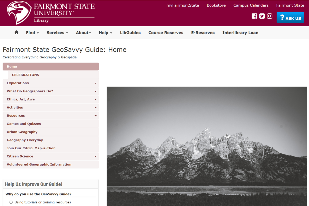 FSU's GeoSavvy LibGuide