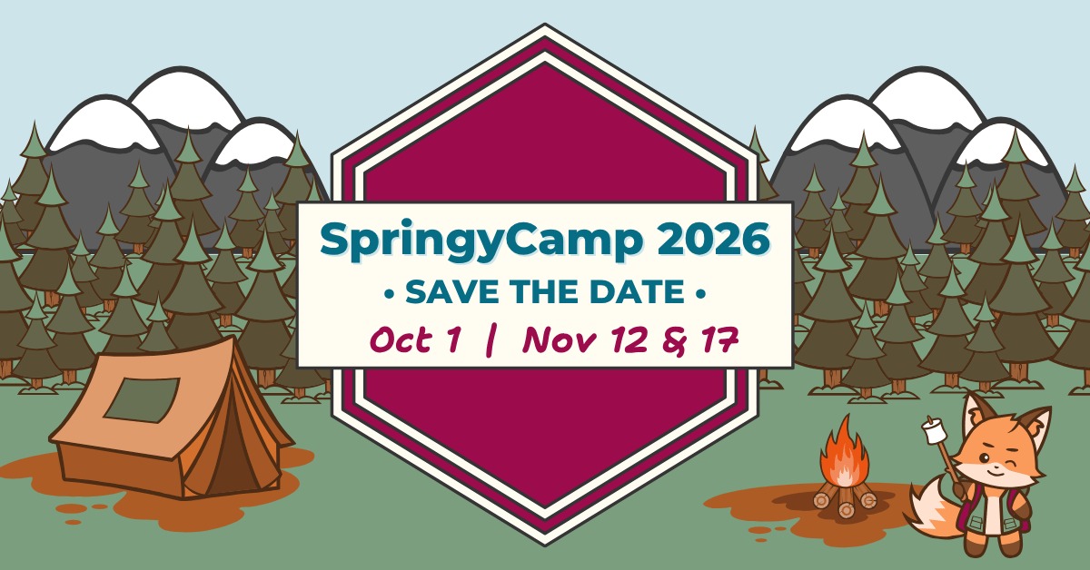 SpringyCamp 2026 Save the Date