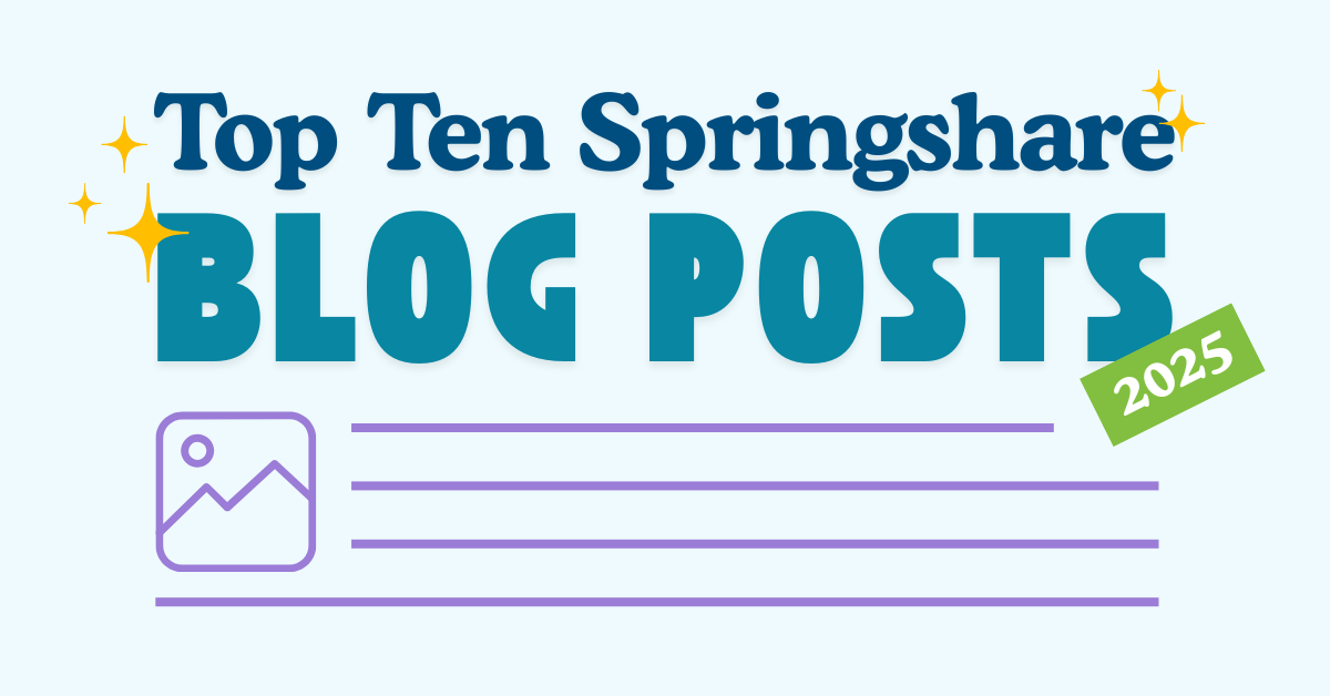 Top ten 2025 Springshare blog posts 