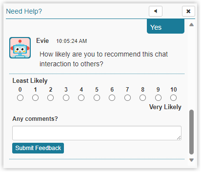 NPS for Chatbot