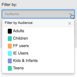 LibCal Audience Filter