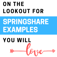 On the lookout for Springshare Examples You will love